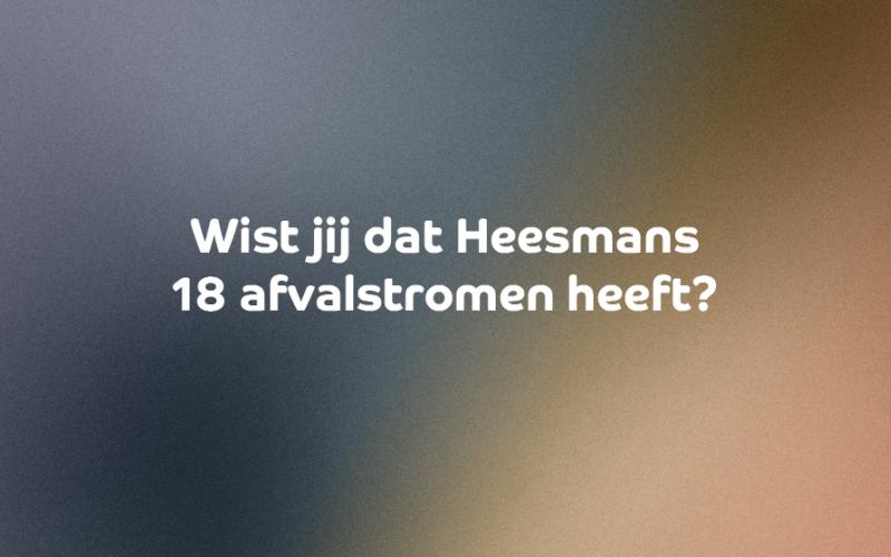 18 afvalstromen